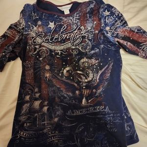 Christopher & Banks Celebrate patriotic top